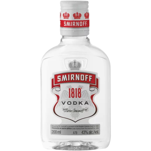 Smirnoff 1818 Vodka Bottle 200ml_0