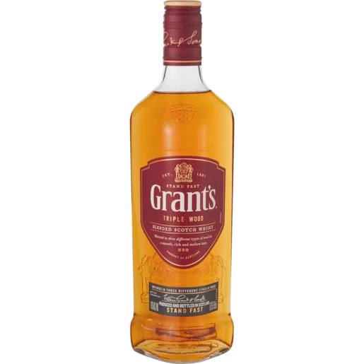 Grant's Triple Wood Blended Whisky Bottle 750ml_0