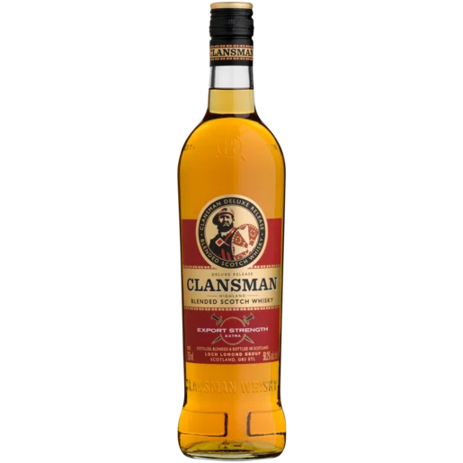 Clansman Export Strength Blended Scotch Whisky Bottle 750ml_0