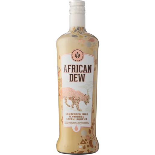 African Dew Condensed Milk Flavoured Cream Liqueur Bottle 750ml_0