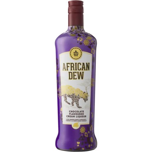 African Dew Chocolate Flavoured Cream Liqueur Bottle 750ml_0