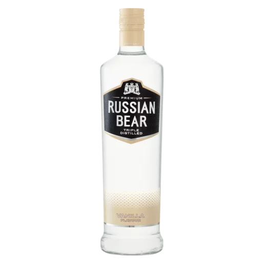 Russian Bear Vanilla Vodka Bottle 750ml_0