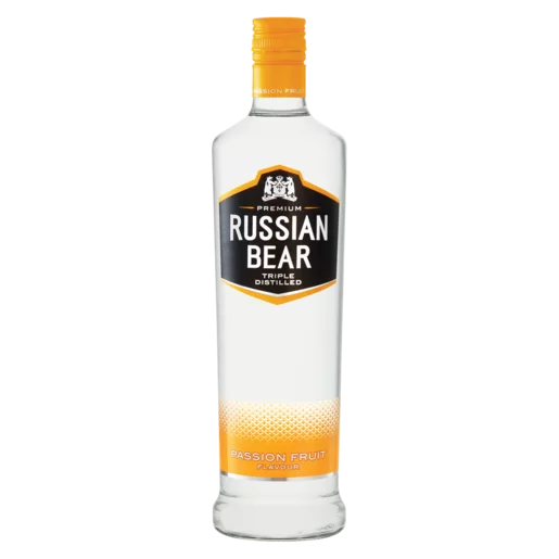 Russian Bear Passion Fruit Vodka Bottle 750ml_0