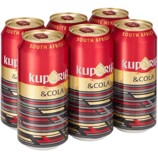 Klipdrift Brandy & Cola Cans 6 x 440ml_0