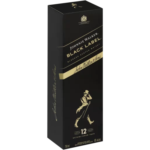 Johnnie Walker Black Label 12 Year Old Scotch Whisky Bottle 750ml_2