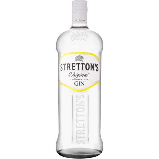 Stretton's Original London Dry Gin Bottle 1L_0