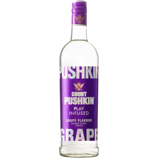 Count Pushkin Energy Infused-Grape Liqueur Bottle 750ml_0