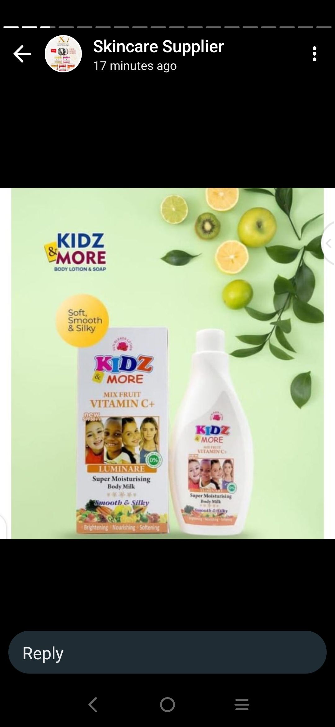 Kidz N more vitamin C lotion _0