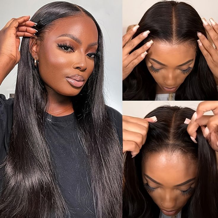 6×6 Glueless Straight Hair (30")_0