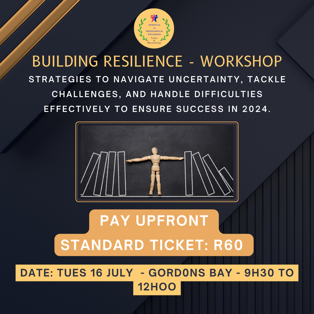 RESILIENCE WORKSHOP GORDONS BAY: PAY UPFRONT - STANDARD TICKET_0