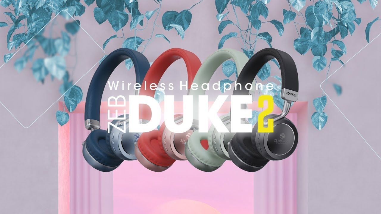 ZEBRONICS Zeb-Duke 2 Wireless Headphone - Assorted Color_1