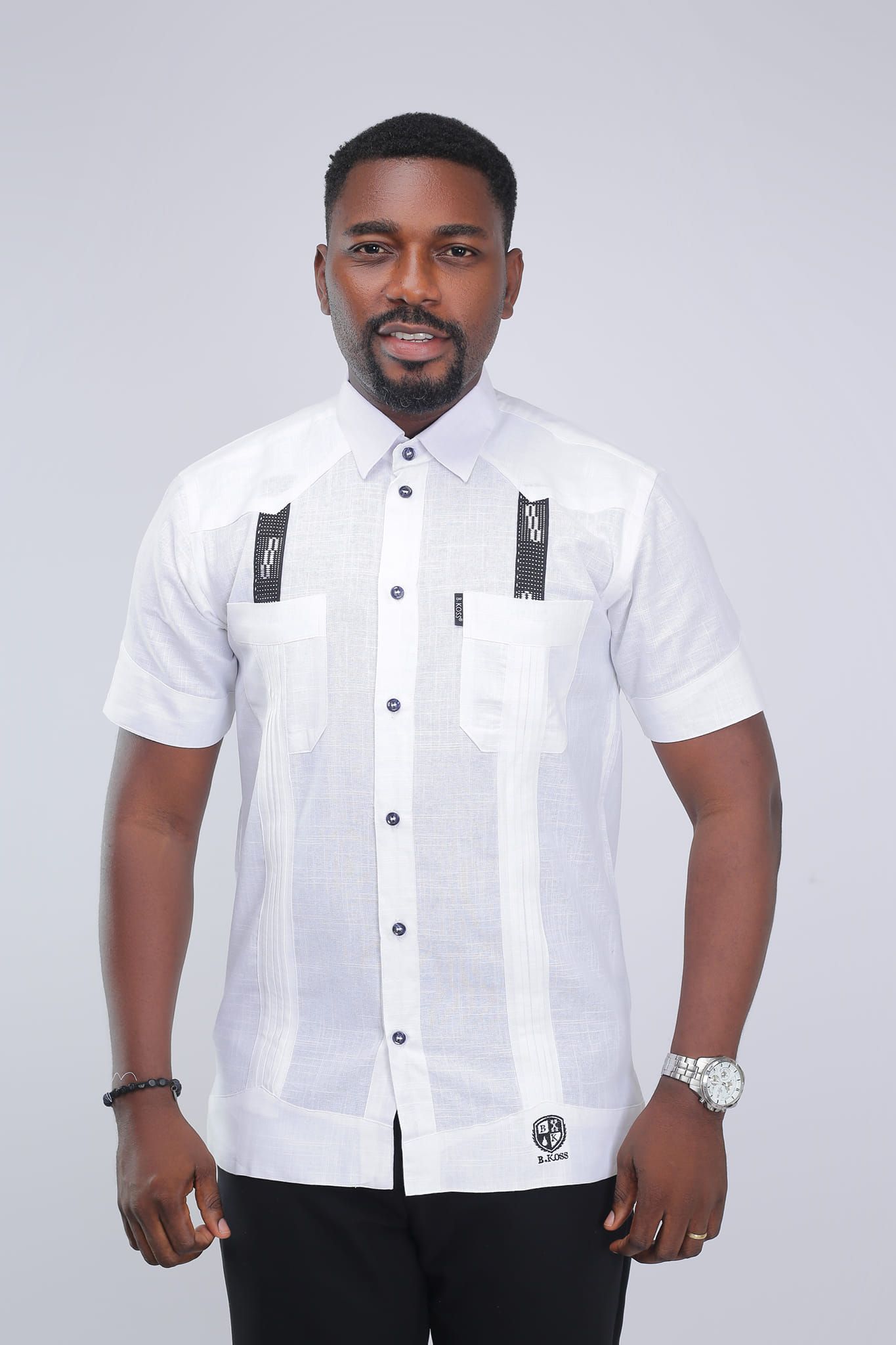 Chemise de luxe manches courtes_0