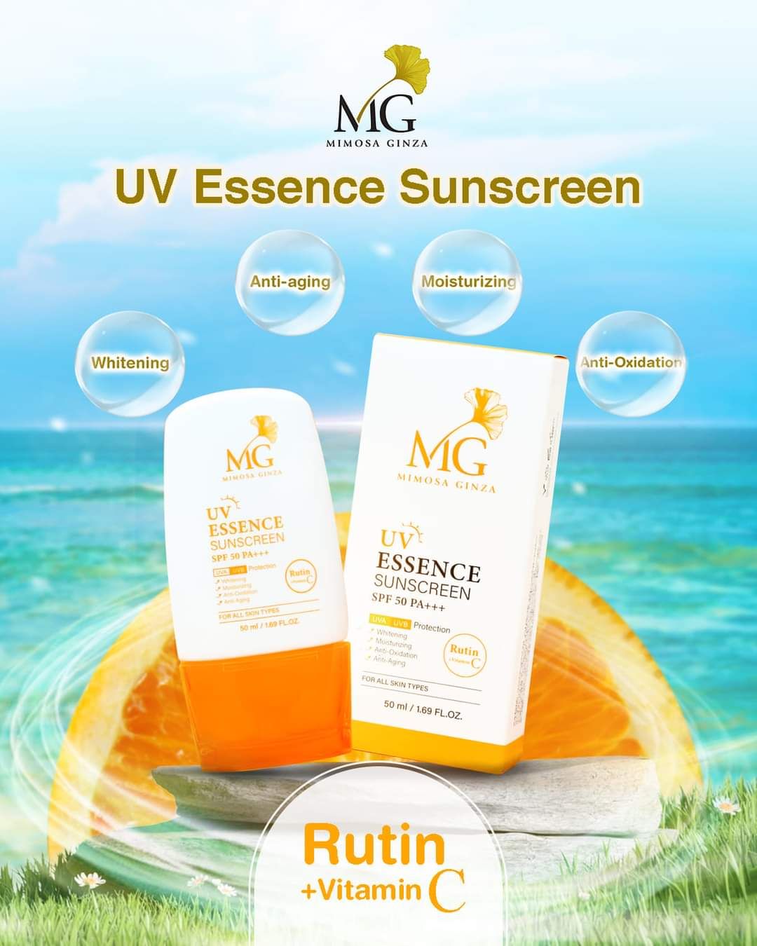 Mimosa Ginza_UV Essence Sunscreen_0