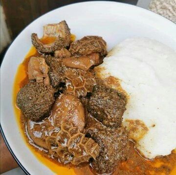 Nsima with beef_0