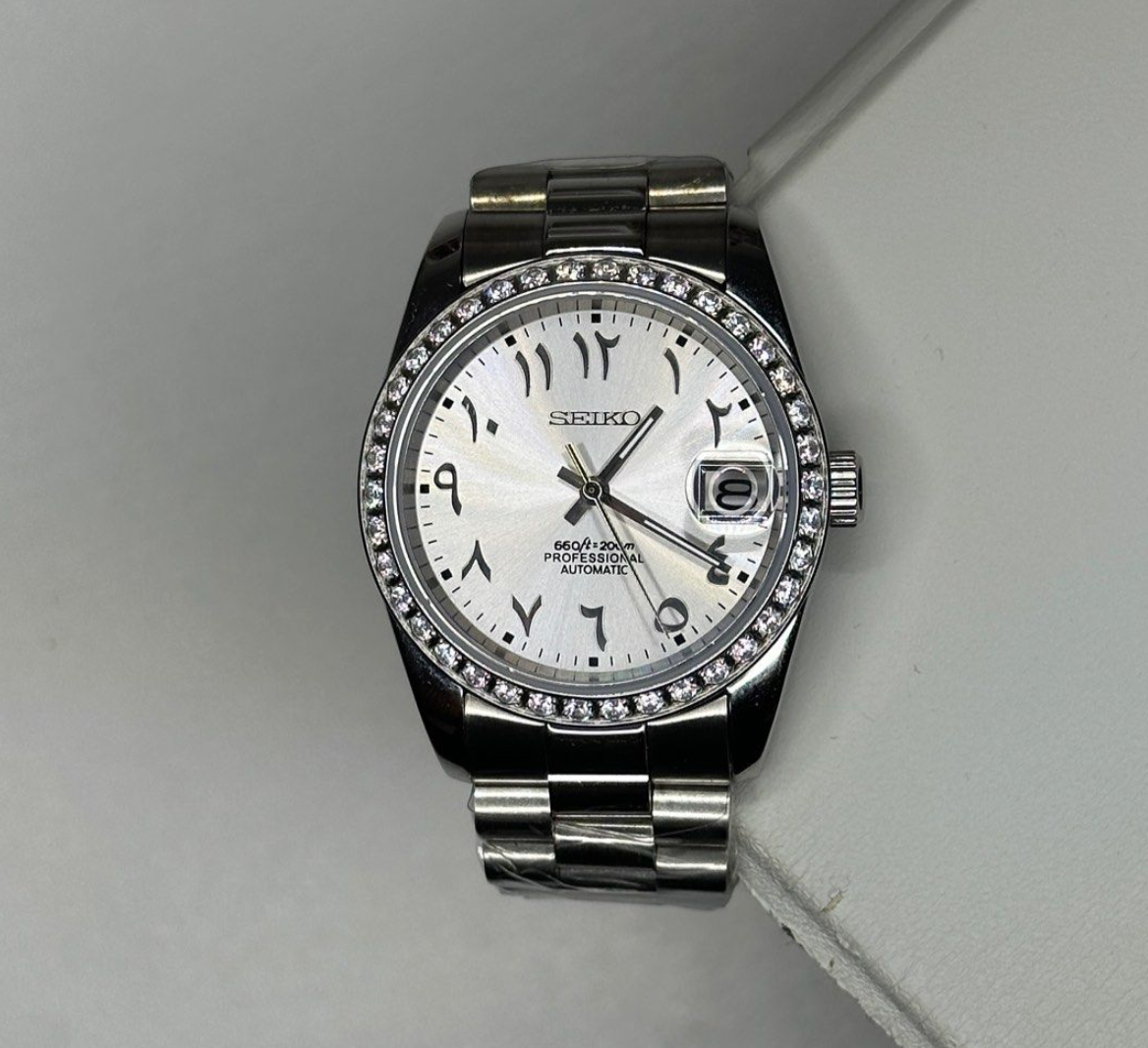 Silver Arabic Diamond DateJust_4