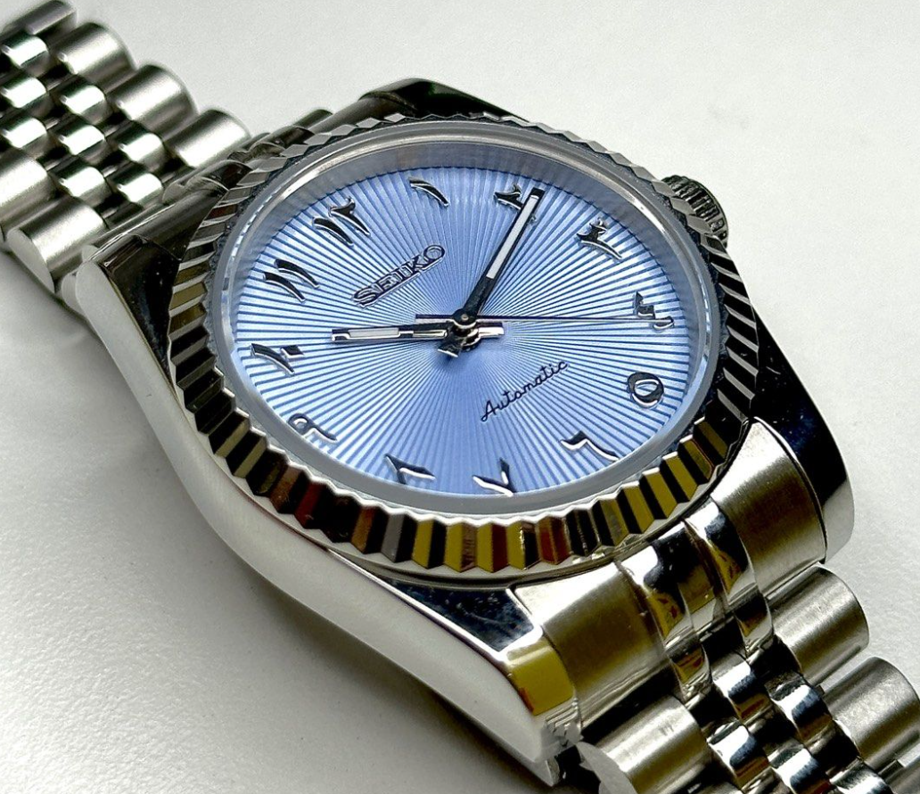 Light Blue Arabic DateJust_1