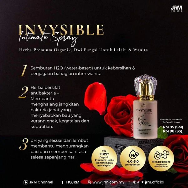 Invysible Intimate Spray by JRM Bonda Rozita_2