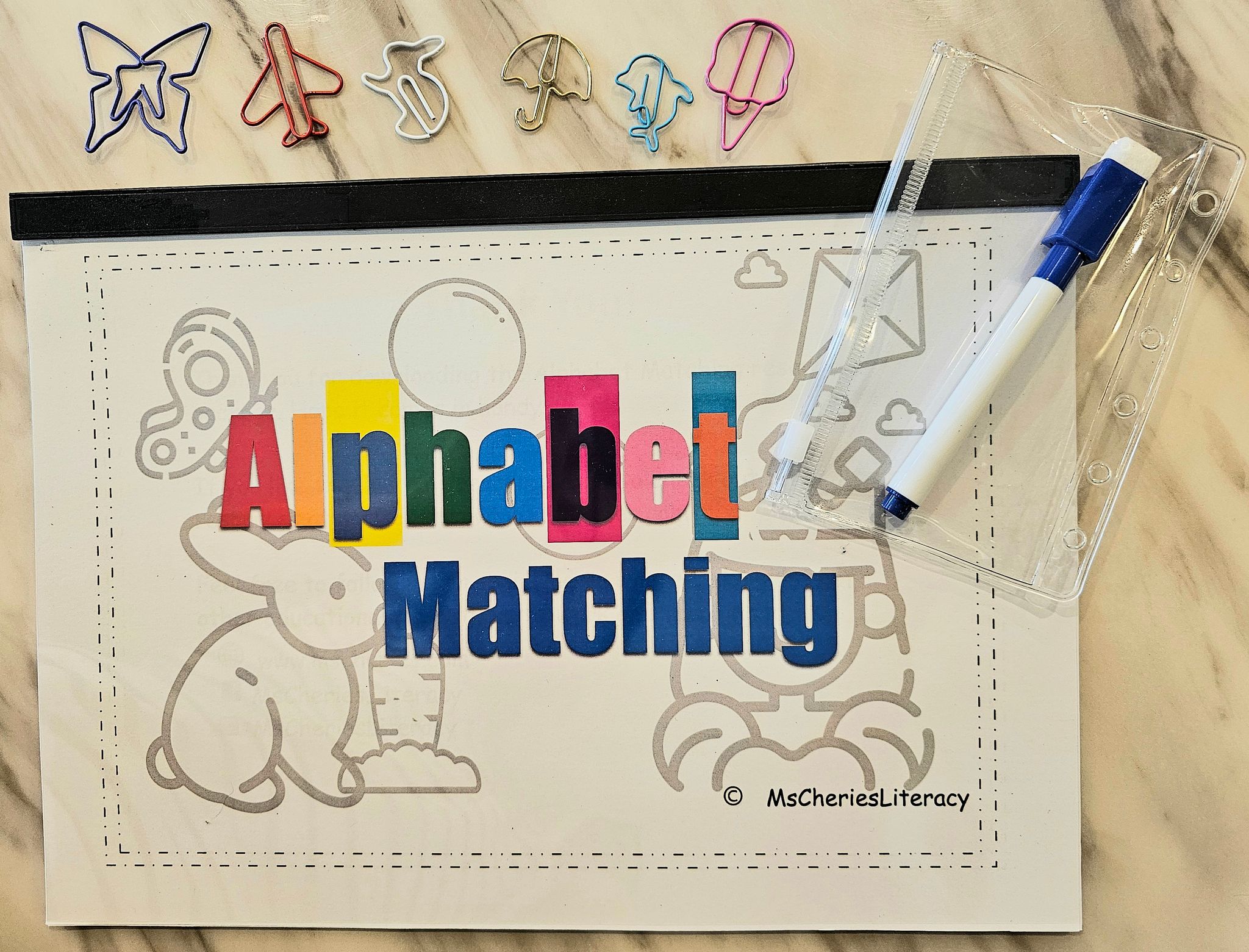 Alphabet Matching Activity Book_1