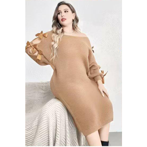 Long Sleeve Off Shoulder Dress_1