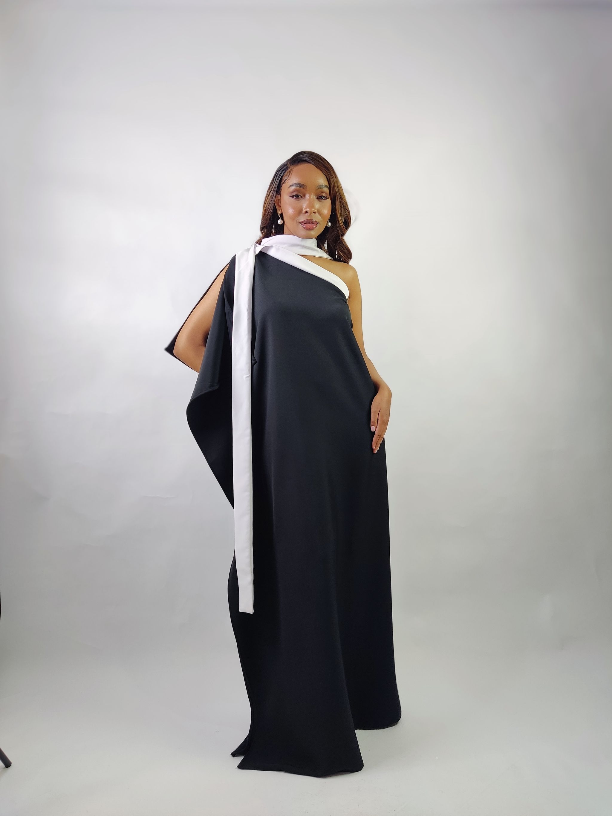 The Olivia Pope One Shoulder Kaftan _2