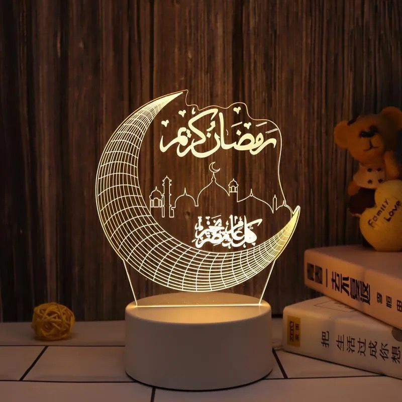 Lueur de l'Aïd Mubarak Lampe à led _2