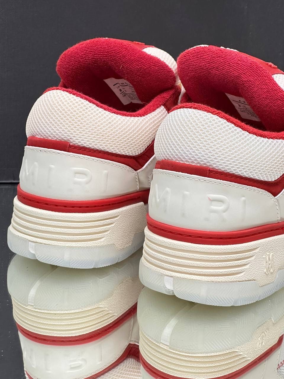 AMIRI Red & white MA-1 Sneakers_4