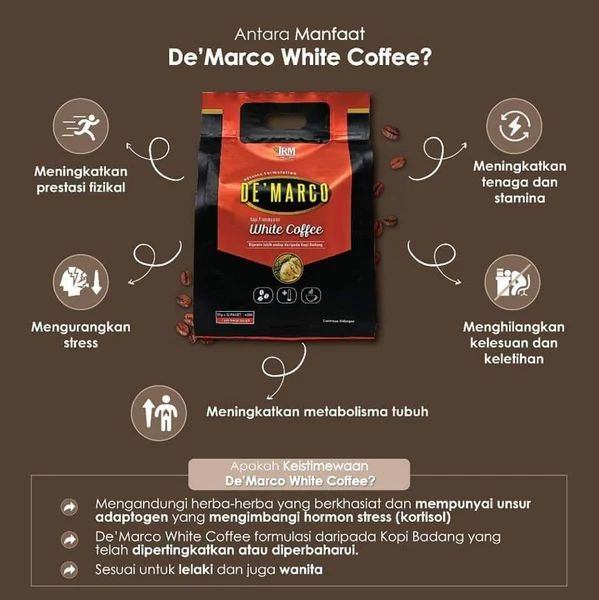 De'Marco White Coffee by JRM Bonda Rozita_3