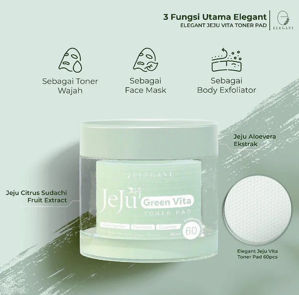 Jeju Green Vita Toner Pad by Elegant _2