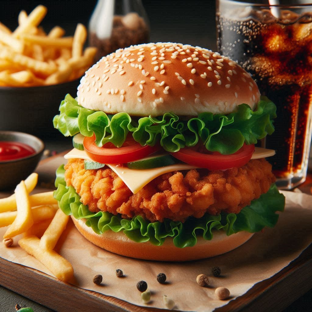 Crispy Chicken Burger Regular _0