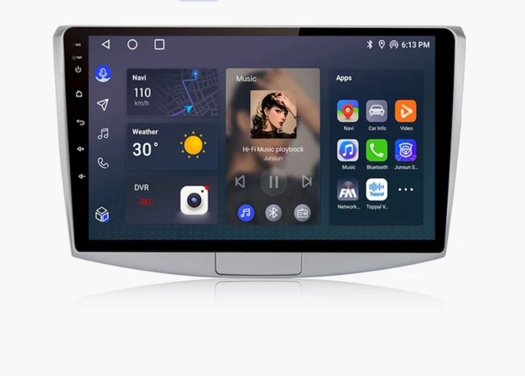 Rádio 10" android Volkswagen Passat B6 B7 CC CARPLAY WIFI GPS Novo_0