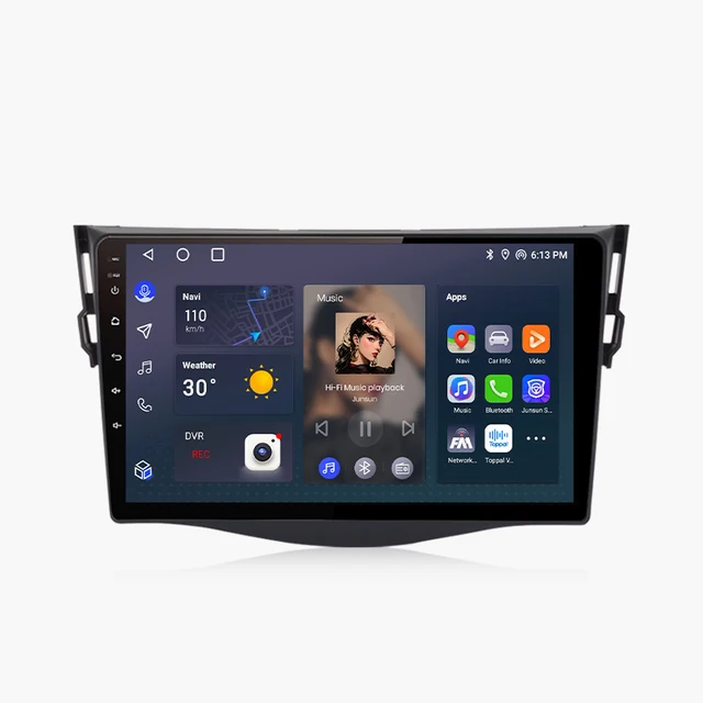 Rádio 9" android Toyota Rav4 de 2005-13 CARPLAY WIFI GPS_0