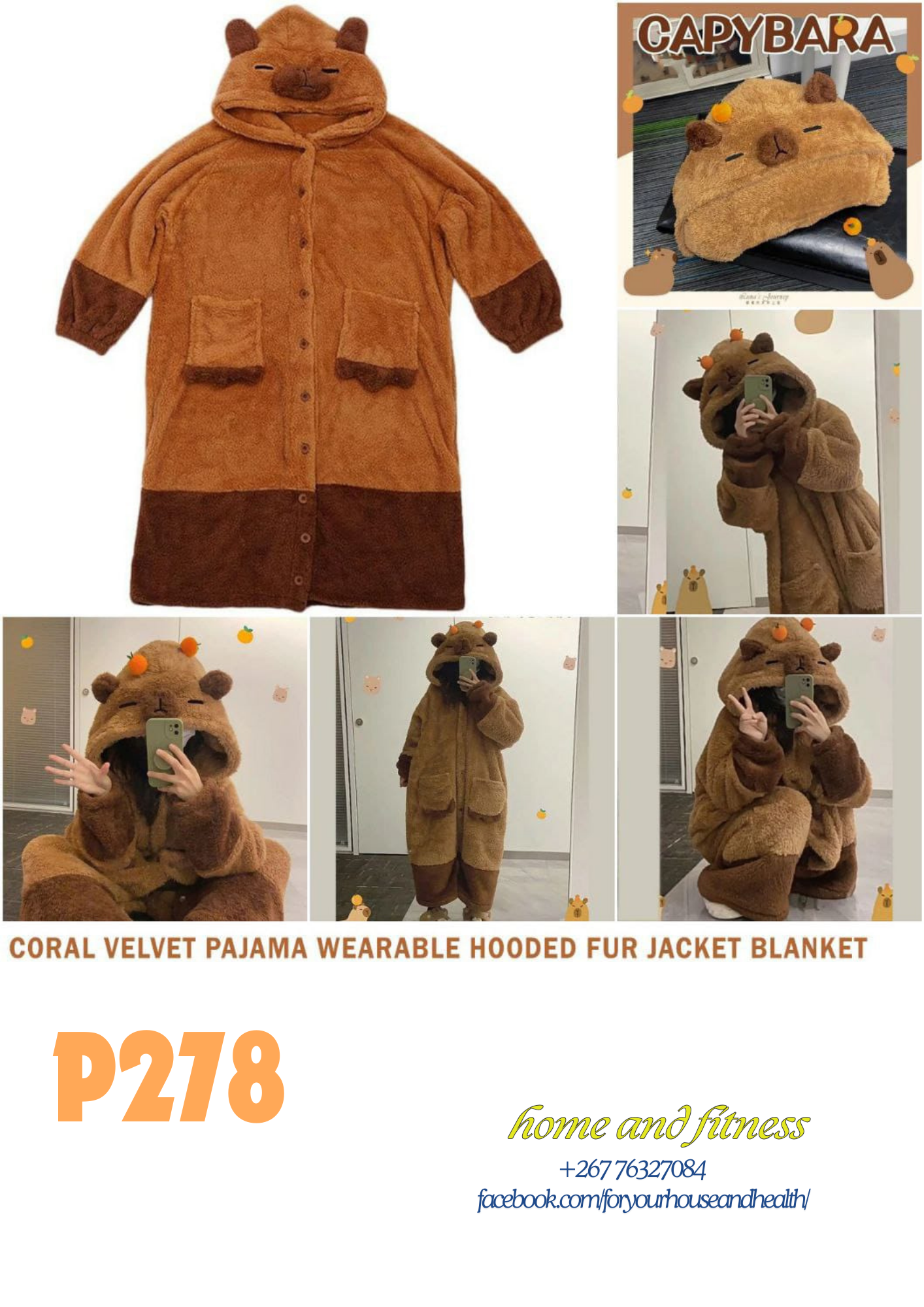 Animal syle wearable Blanket_2