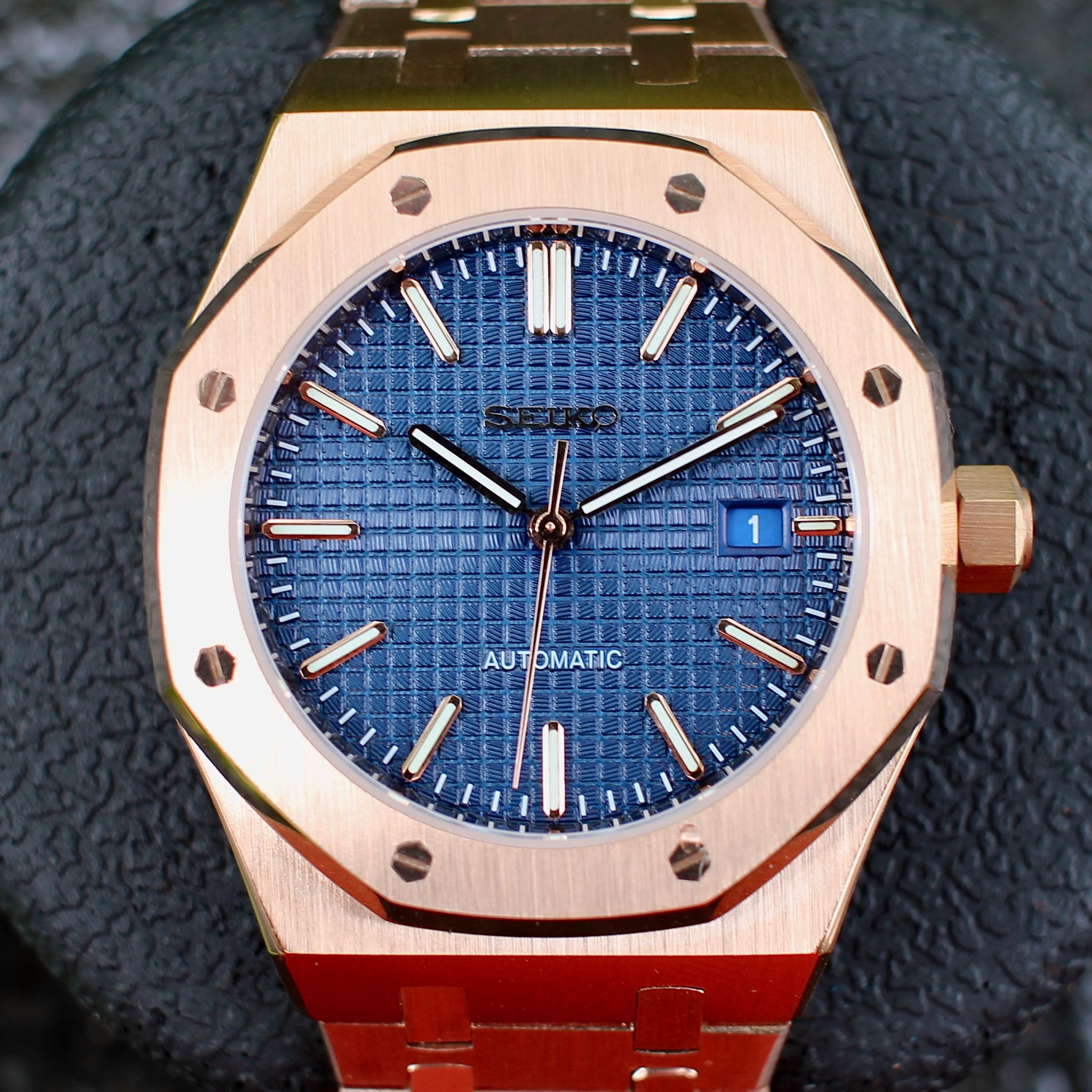 Everrose Blue Dial Royal Oak AP _2