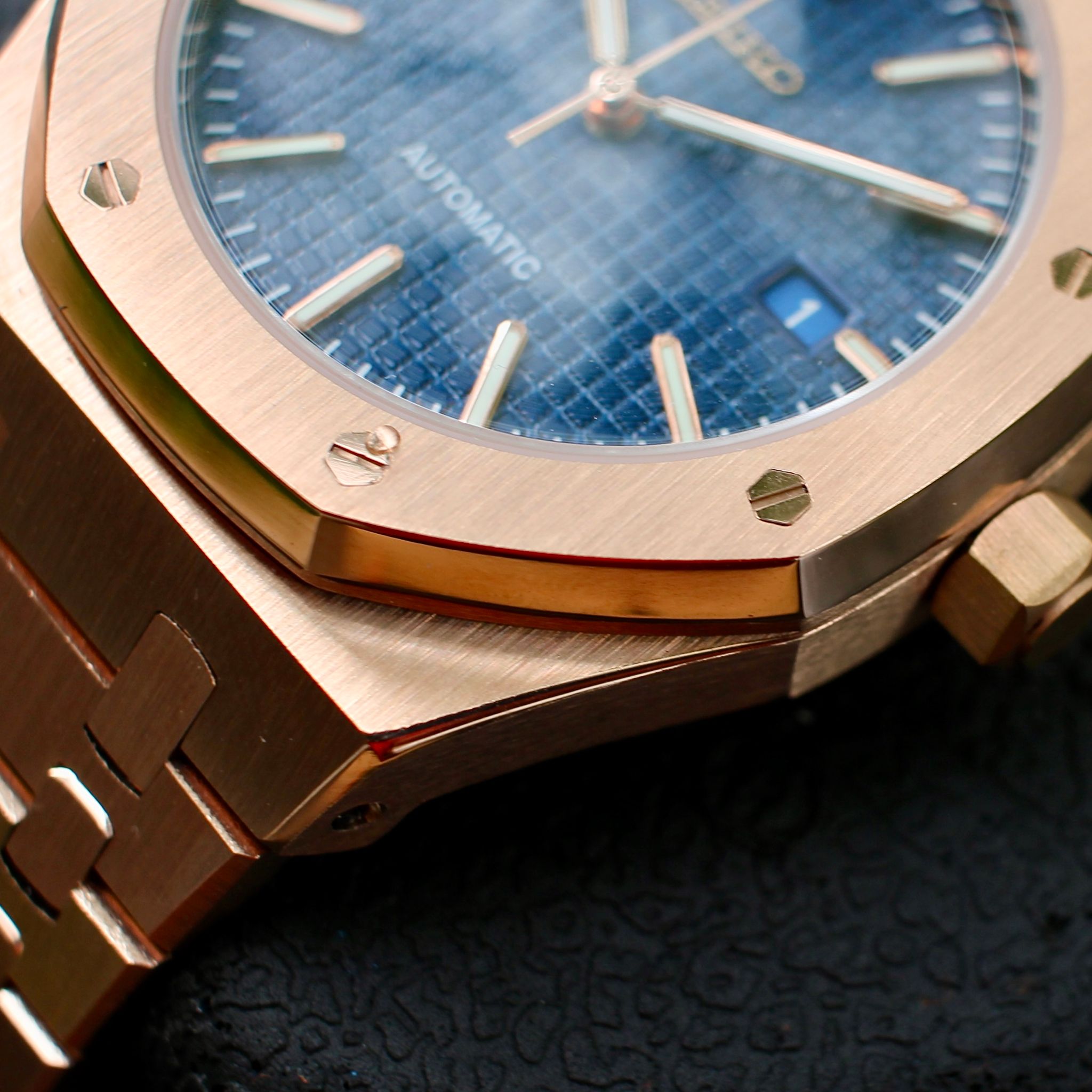 Everrose Blue Dial Royal Oak AP _1