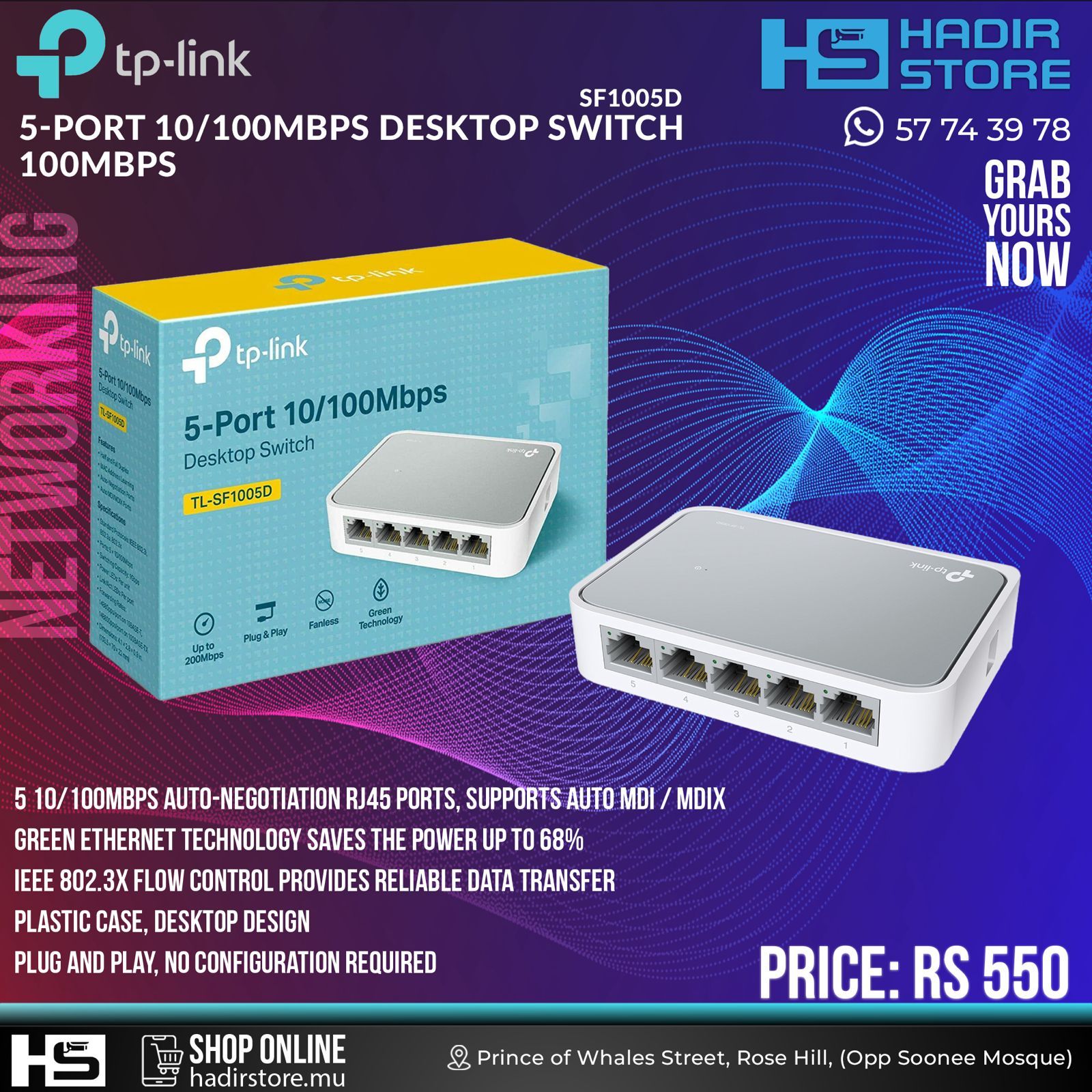 SWITCH 5 PORT TP-LINK_0