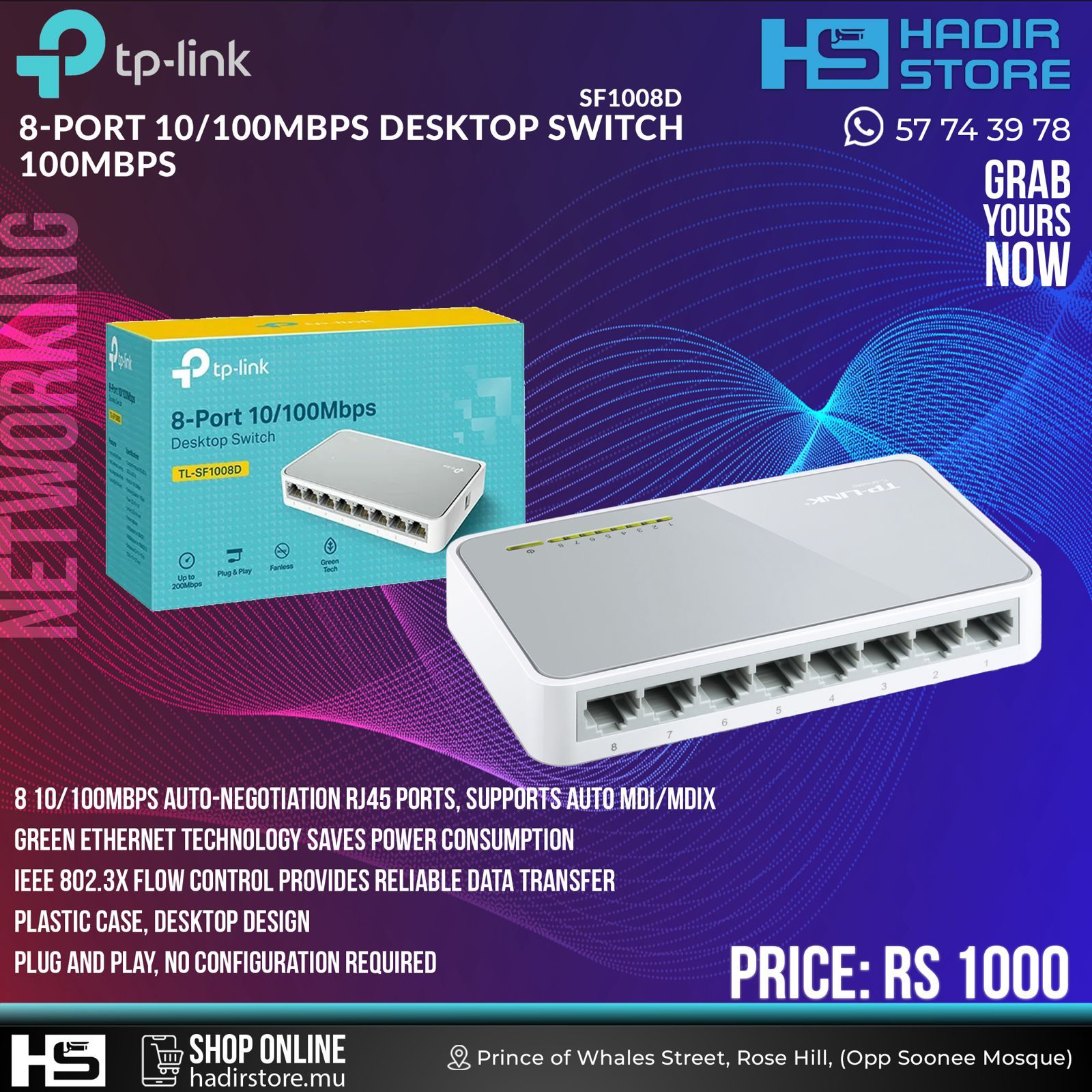 SWITCH 8 PORT TP-LINK_0