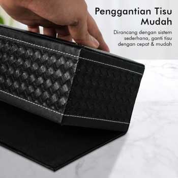 Kotak Tisu Premium Kulit Sintetis Tissue Box_3