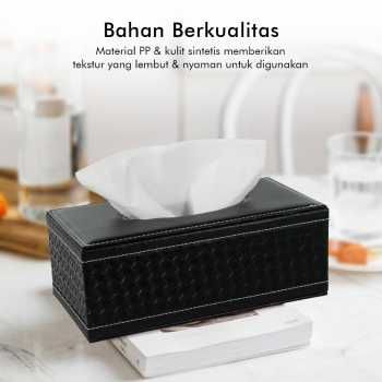 Kotak Tisu Premium Kulit Sintetis Tissue Box_2