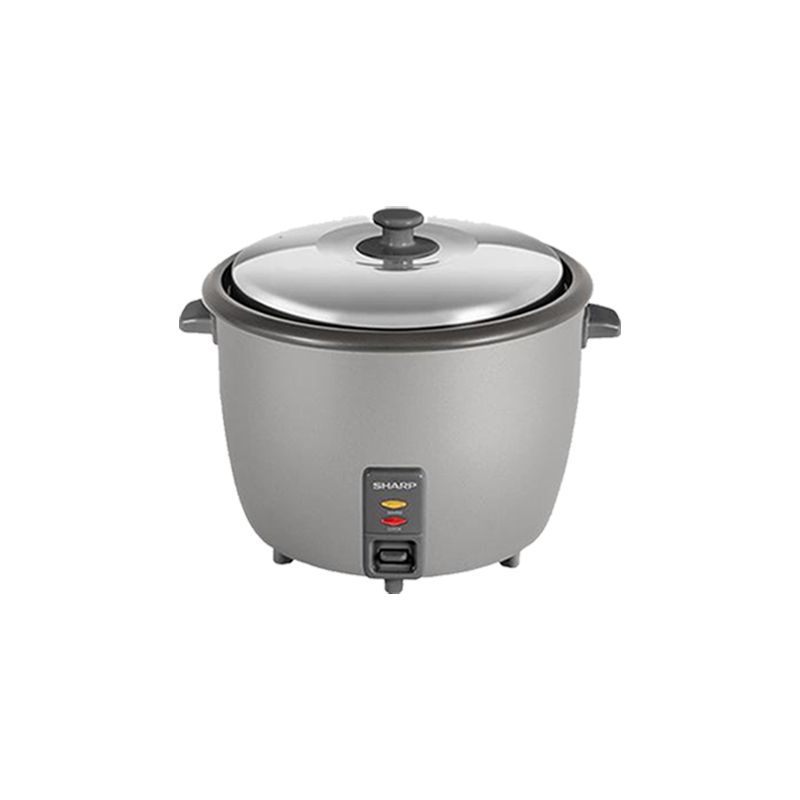 SHARP RICE COOKER 1L SILVER (KSH108SSL)_0