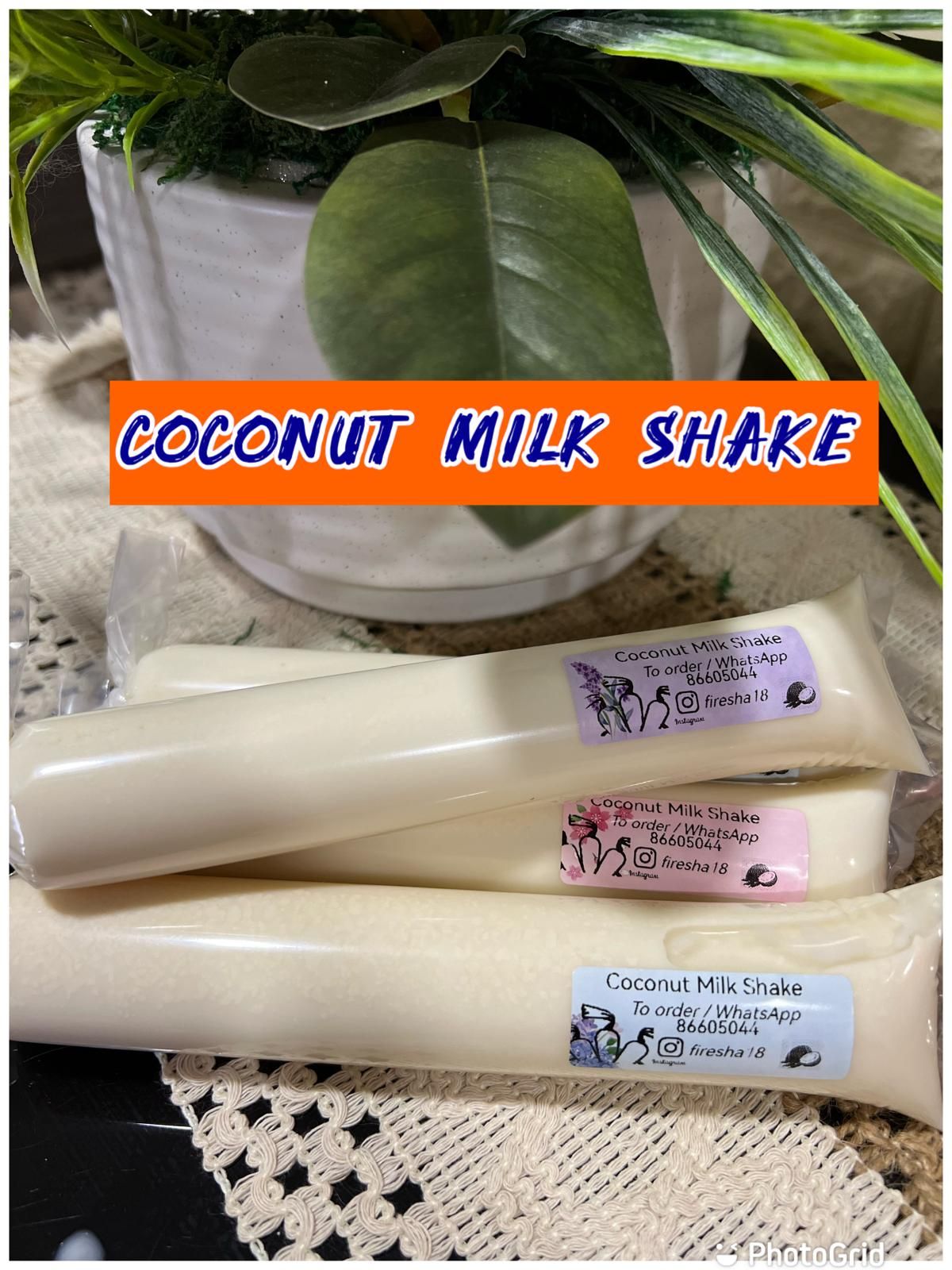 Coconut Milkshake Popsicle  _0