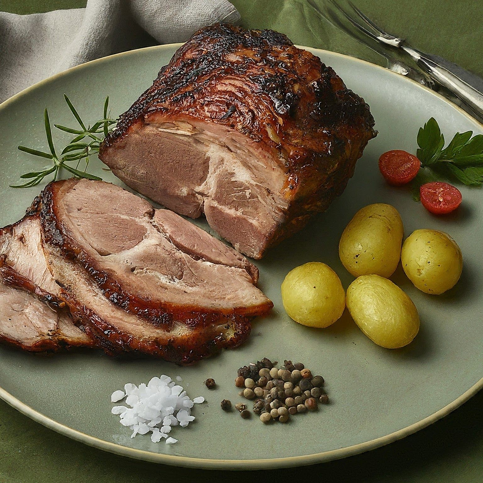 Roti d’epaule de porc / Pork shoulder roast_1