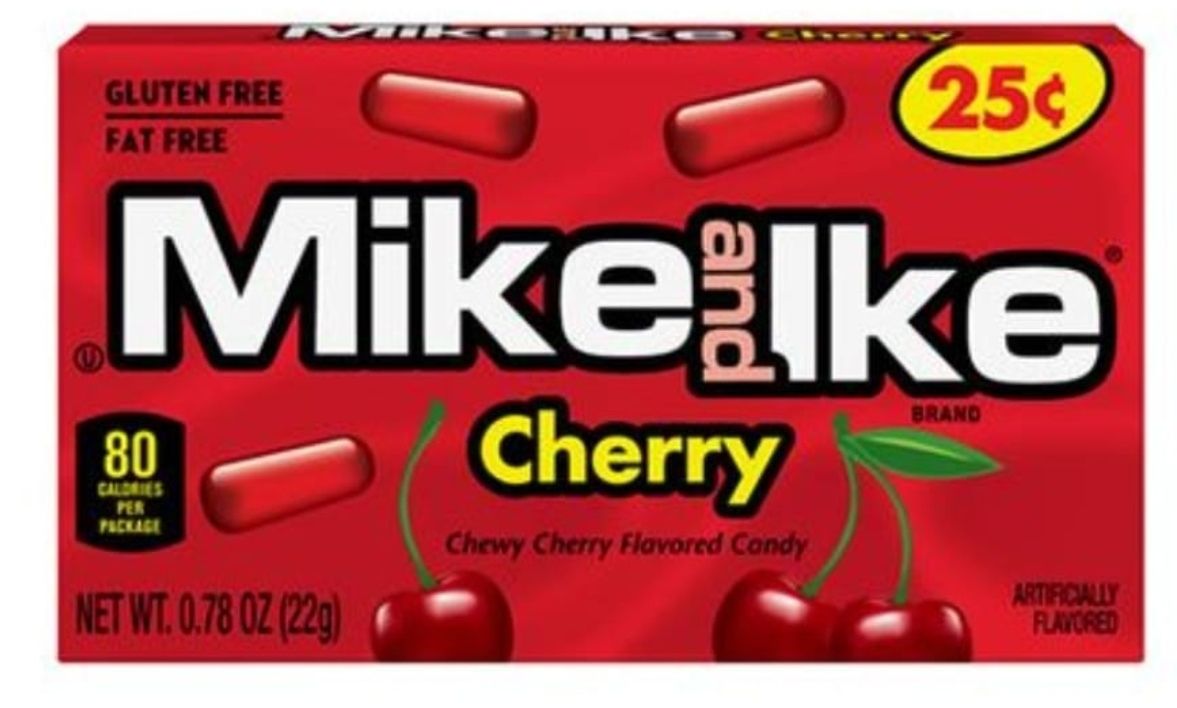 Mike And Ike Cherry Flavored Mini Boxes _0