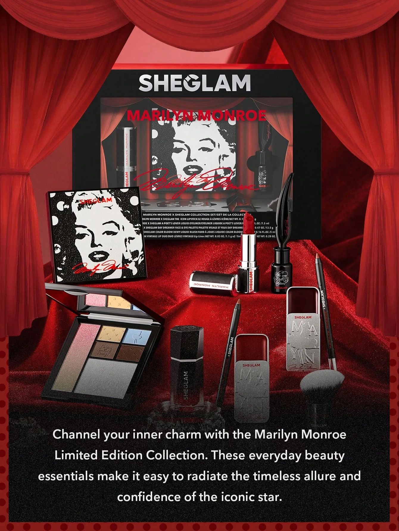 SHEGLAM X Marilyn Monroe Vintage Lip Duo - Fear Is Stupid_7