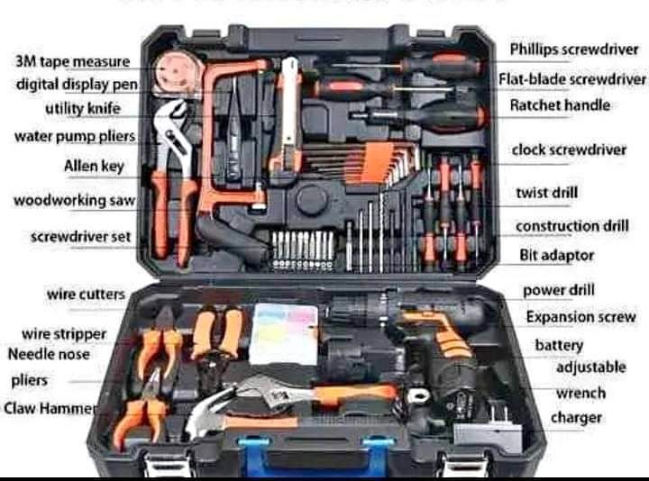 Electrical toolbox and drill_0