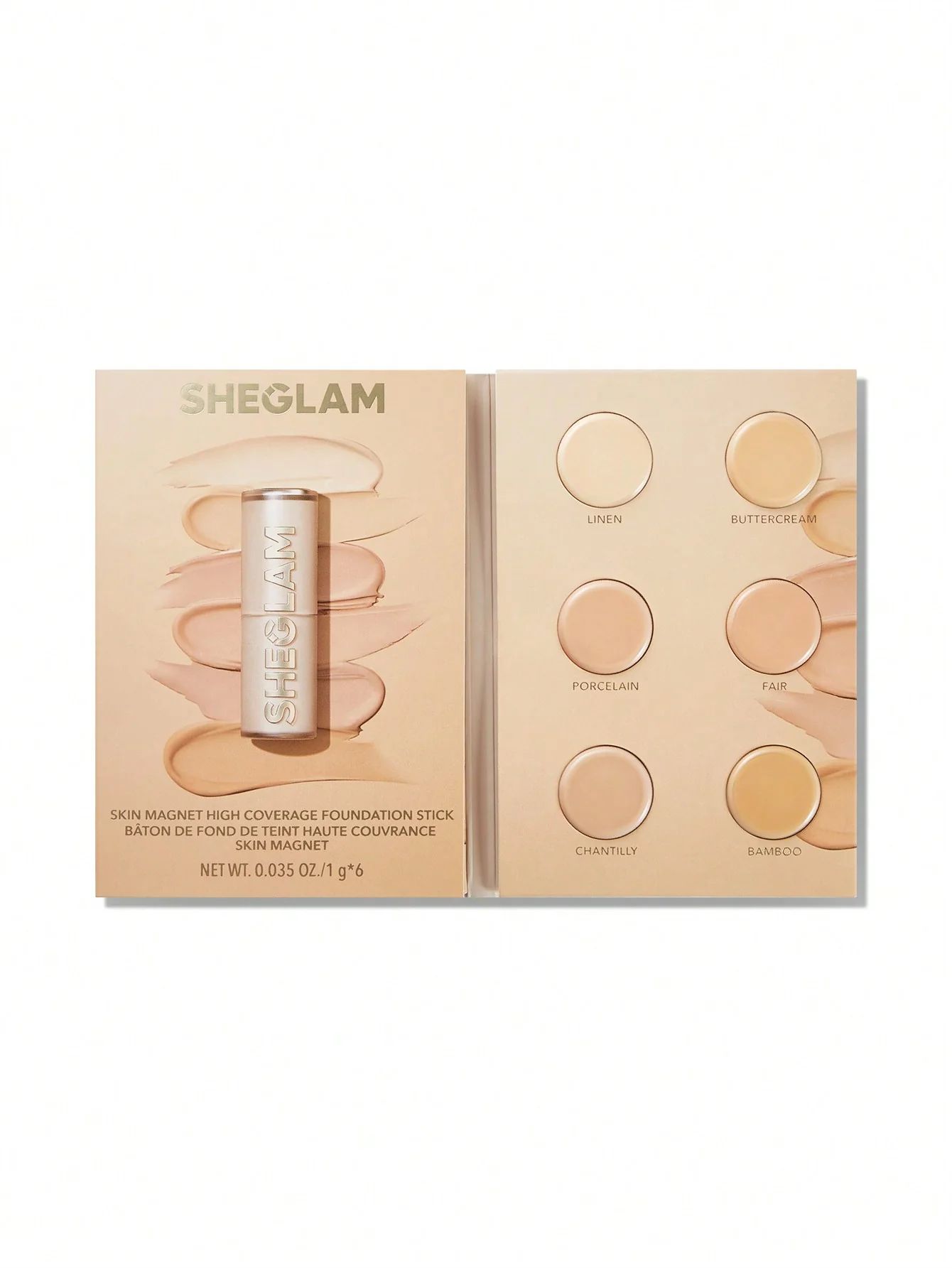 SHEGLAM Skin Magnet High Coverage Foundation Stick - Light_0