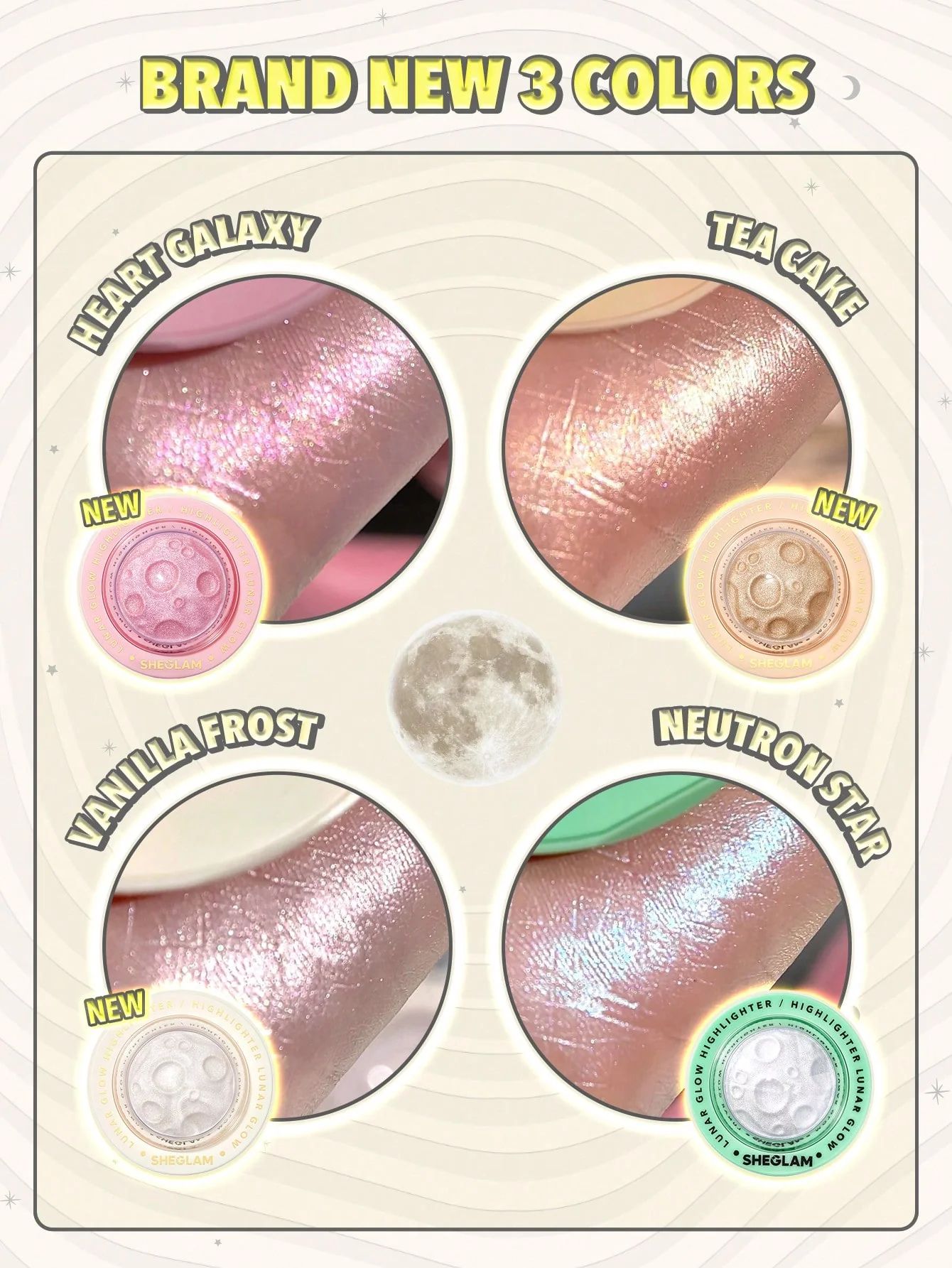 SHEGLAM Lunar Glow Highlighter - Tea Cake_3