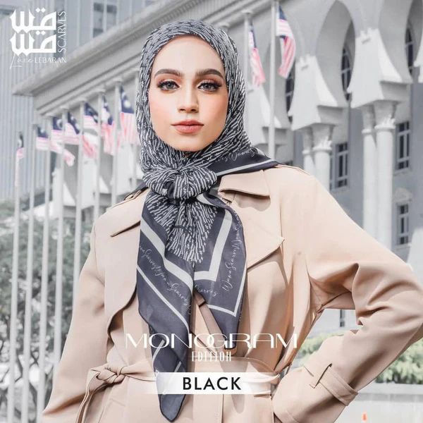 Wawa Scarves Monogram Edition by Wawa Zainal_2