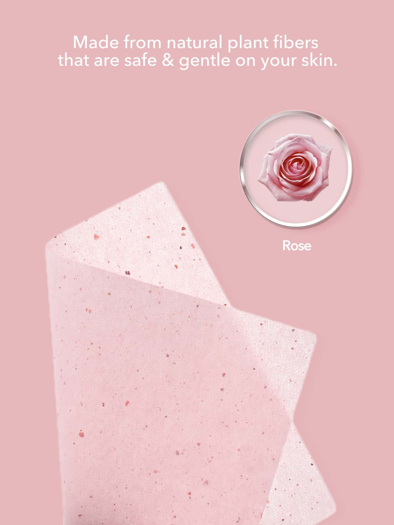 SHEGLAM Mattifying Blot Papers With Puff and Mirror 50 Pcs - Rose_8