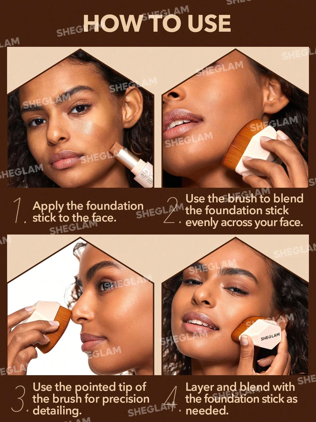 SHEGLAM Skin Magnet Foundation Brush_1