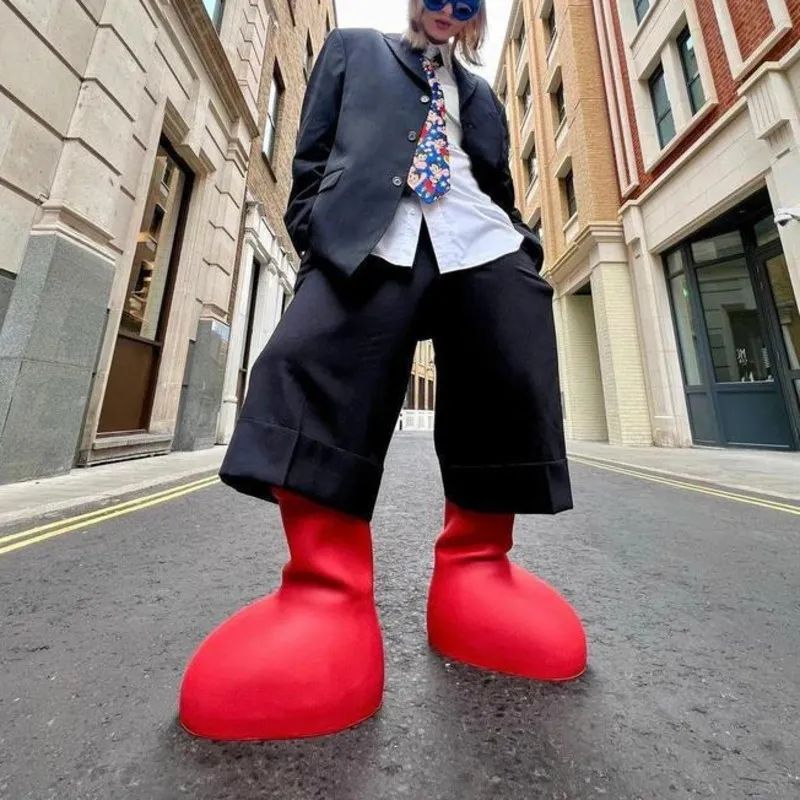 Manufacture Customization Little Whale Red Big Bang Rubber and Plastic Astro Boy Trend Other Men Shoes_3